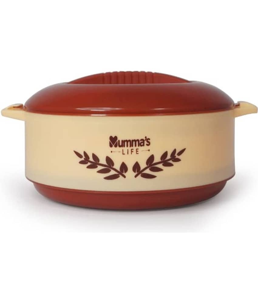 Mumma's Life ‎MLPCGR1500 Brown Steel Thermoware Casserole ( Set of 1 , 1500 mL )
