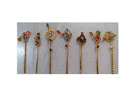 VARNI CREATION Others Ladoo Gopal Diamond Bansuri (Multicolor)
