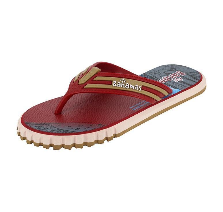 BAHAMAS BH137 Burgandy Beige G No 8 Mens Hawai