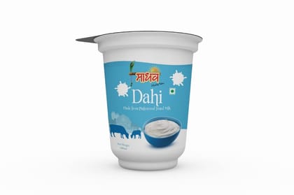 Madhav Fresh Dahi (200ml) | Thick, Creamy & Probiotic Curd | Daily Meal Essential