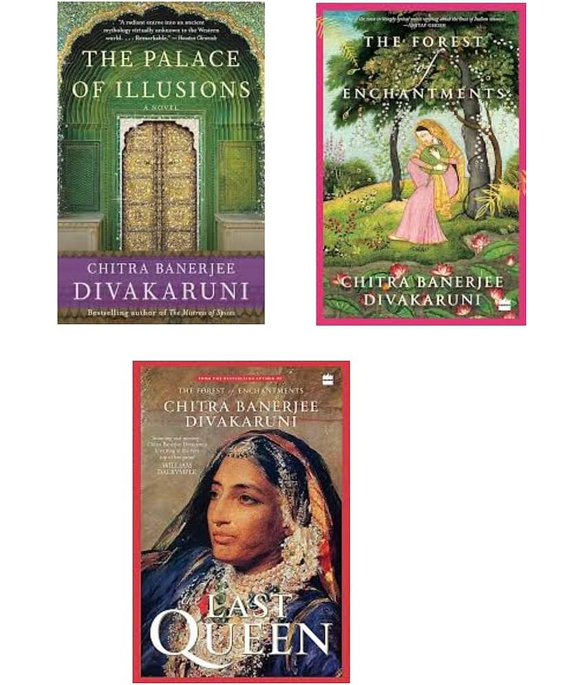 combo of 3 book the palace & the forest &chitra banerjee