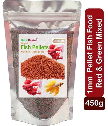 Fish Food for Growth and Color Enhancement for Bettas, Tetras, Discus Fish Fish Food for Aquarium with Protein | Aquarium Fish Food for All Small and Medium Tropical Fishes| Daily Nutrition Pellet Fish Feed for Health & growth