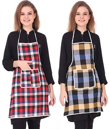 Aazeem  Multicolor Half Apron ( Pack of 2 )