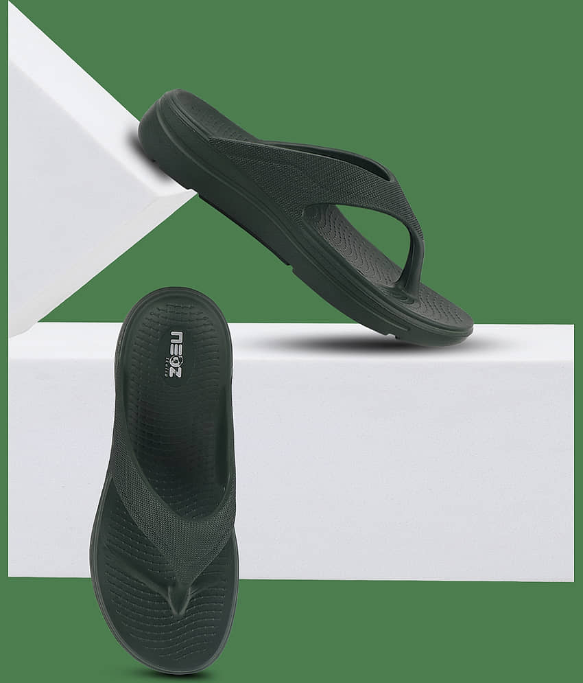 Neoz White Men's Thong Flip Flop