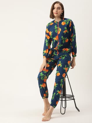 Tropical Blue Co-ord Set-S