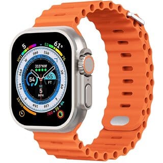 T800 Ultra Smart Watch with Beautiful Strap, Bluetooth Calling Smart Watch, 1.99 Touch Display with Fitness Outdoor, Health Medical Tracker, 8 Unique UI Interactions (Orange)