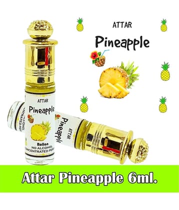 INDRA SUGANDH BHANDAR Attar Fruity Collection - Pineapple 6ml Rollon Pack