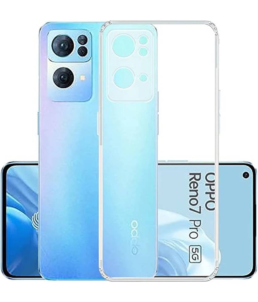 VAKIBO Plain Cases Compatible For Rubber Oppo Reno 7 Pro ( Pack of 1 )
