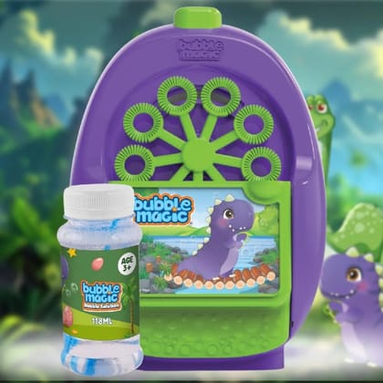 Bubble Magic Dino Bubble Blower