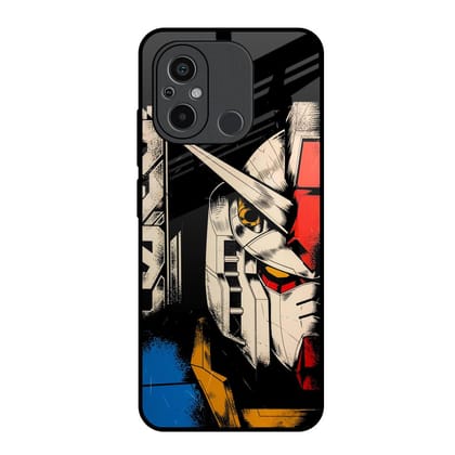 Transformer Art Glass Case for Redmi 12C