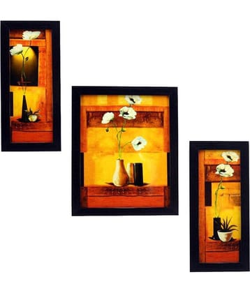 Indianara - Floral Painting With Frame