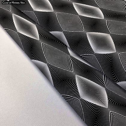 ArtzFolio Monochrome Diamond D3 Pillow Cover Case-Pillow Cover; Poly Cotton / 27x18inch (68.6x45.7cms); SINGLE; Without Filler