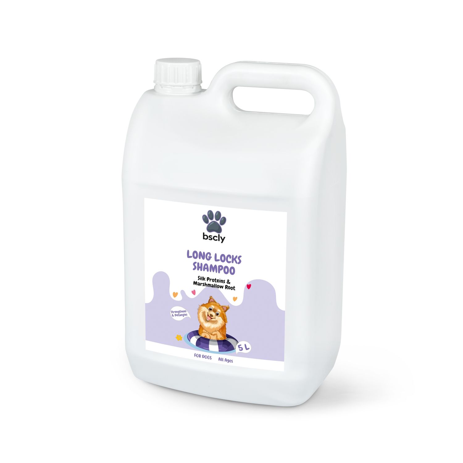 Bscly Long Locks Shampoo, 5 L