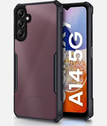 Case Vault Covers Shock Proof Case Compatible For Polycarbonate Samsung Galaxy A14 5G ( Pack of 1 )