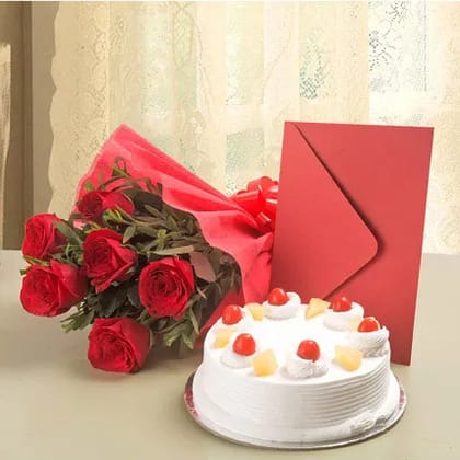 Roses N Cake Hamper
