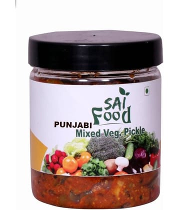 SAi Food PUNJABI All in one Mixed Pickle | Traditional Punjabi Flavor, Tasty & Spicy | Mixed achar Pickle 250 g