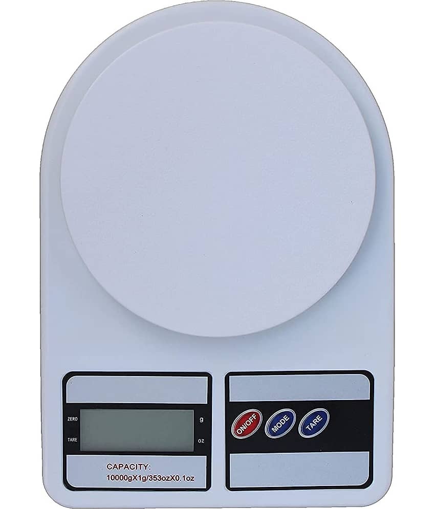 THRIFTKART Weight Machine for Kitchen, Digital Scale with LCD Display, Scale for Home Baking, Cooking & Balance Diet capacity 10Kg (Set of 1)