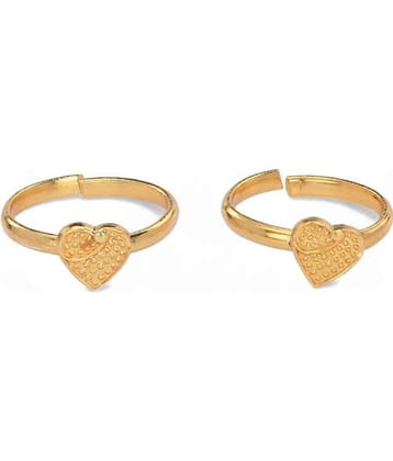 AanyaCentric Silver Toe Rings ( Pack of 1 )