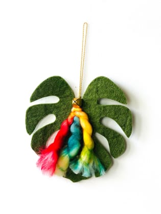Pretty Monstera Ornament