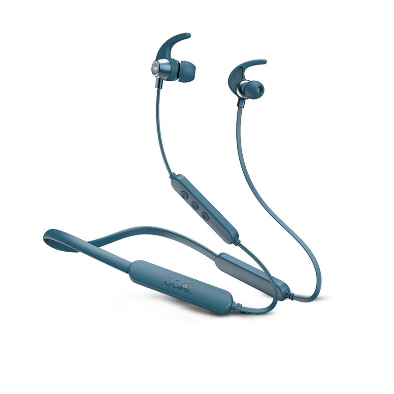 boAt Rockerz 255 Pro+ | Bluetooth Earphone with 10mm drivers, Up to 60 Hours Nonstop Playback, Type-C charging, ASAP™ Charge Teal Green
