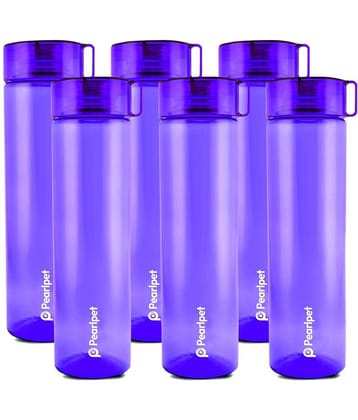 PearlPet - Olive Green Water Bottle ( Pack of 6 )