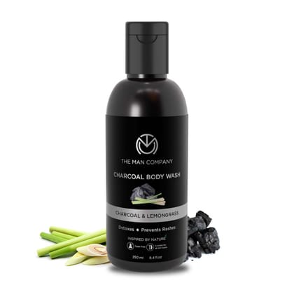 Charcoal Body Wash | Charcoal & Lemongrass Charcoal Body Wash | Charcoal & Lemongrass - 250 ml