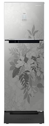 Samsung 236L 2 Star Inverter Frost-Free Convertible 3 In 1 Double Door Refrigerator Appliance (RT28C3832QB/HL,Bouquet Silver), Base Stand Drawer 2023 Model