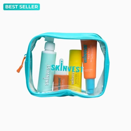 4 steps AM skincare routine