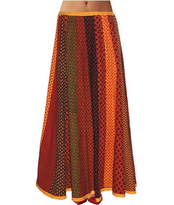 Sttoffa Cotton Straight Skirt - Multi Color
