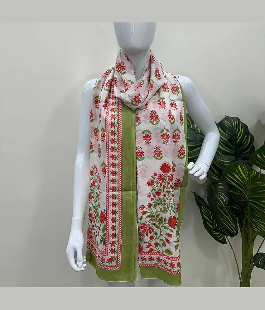 Frionkandy Cotton Women Dupatta ( Multicoloured , Pack of 1 )