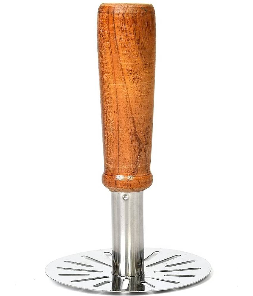 iview kitchenware - Silver Stainless Steel Potato Masher ( Pack of 1 )