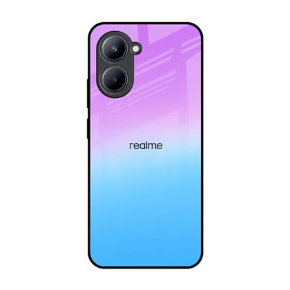 Unicorn Pattern Glass Case for Realme C33