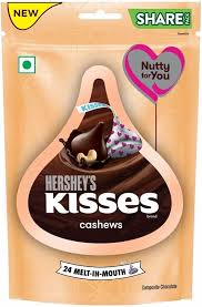 HARSHEY'S KISSES CASHEW CHOCOLATE