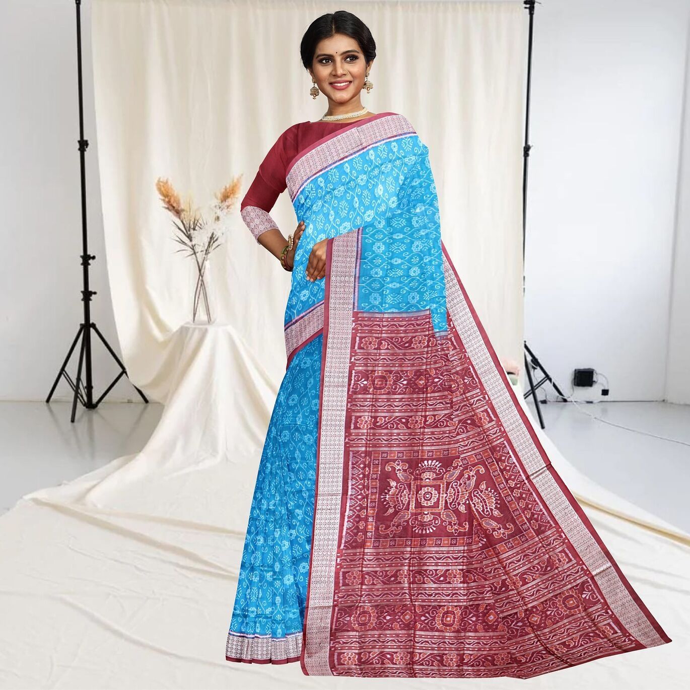 Special Ikat Sambalpuri Silk Saree