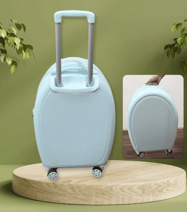 Suitcase For Kids, Girls Green Small Cabin Hard Cover Holiday Carry On Trolley with Extendable Handle, Children's Luggage, Trolley Rolling Luggage for Toddlers Men Woman (Mix Color) Suitcase For Kids, Girls Green Small Cabin Hard Cover Holiday Carry On Trolley with Extendable Handle, Children's Luggage, Trolley Rolling Luggage for Toddlers Men Woman (Mix Color)