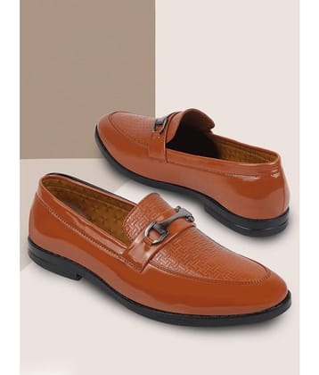 Fausto Tan Men's Slip On Formal Shoes