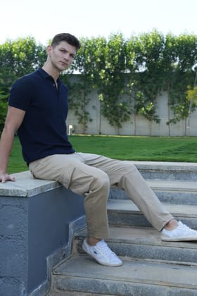 Contra - Comfort Cargo Trouser - Khaki-L-34 / KHAKI