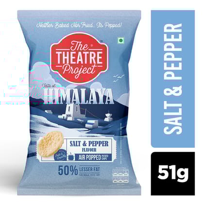 TTP Air Popped Chips - Himalaya Salt & Pepper - 51 gms