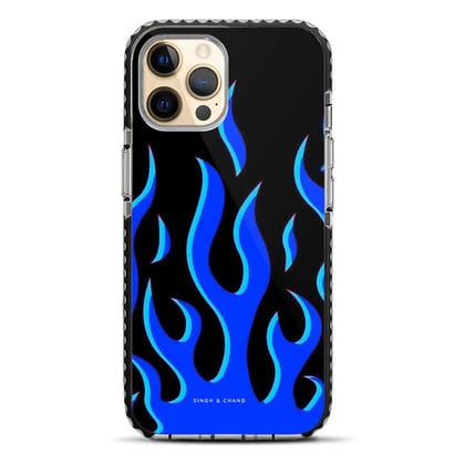 Blue Flame Pinterest iPhone 12 Pro Max Stride Phone Case-Stride