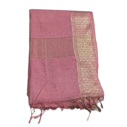 Designer Handwoven Zari Border Kota Staple Soft Silk Saree with Running Blouse Piece, Free Size Designer Handwoven Zari Border Kota Staple Soft Silk Saree with Running Blouse Piece, Free Size