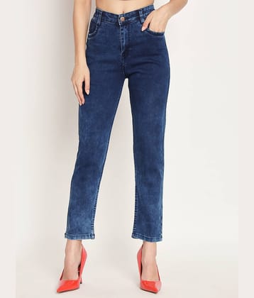 Angel Fab - Blue Denim Slim Fit Women's Jeans ( Pack of 1 )