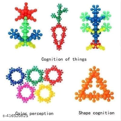 "Colorful Plastic Building Blocks Set for Kids - 5mm Diameter