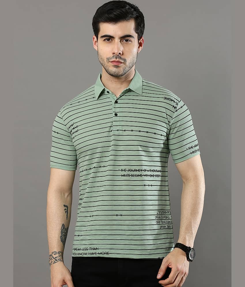 Cool Colors - Green Cotton Regular Fit Men's Polo T Shirt ( Pack of 1 )