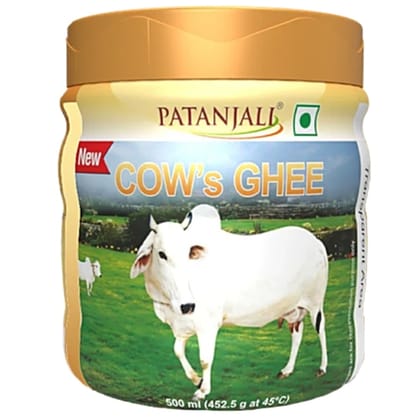 Patanjali Cow's Ghee, 500 ml - Patanjali Cow's Ghee, 500 ml