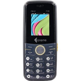 Oneme Fm-2 F30 (Dual Sim, 6.1 Cm (2.4 Inch) Display, 3000 Mah Battery, Blue)