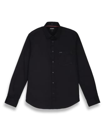 REGULAR SHIRT IN BLACK-M