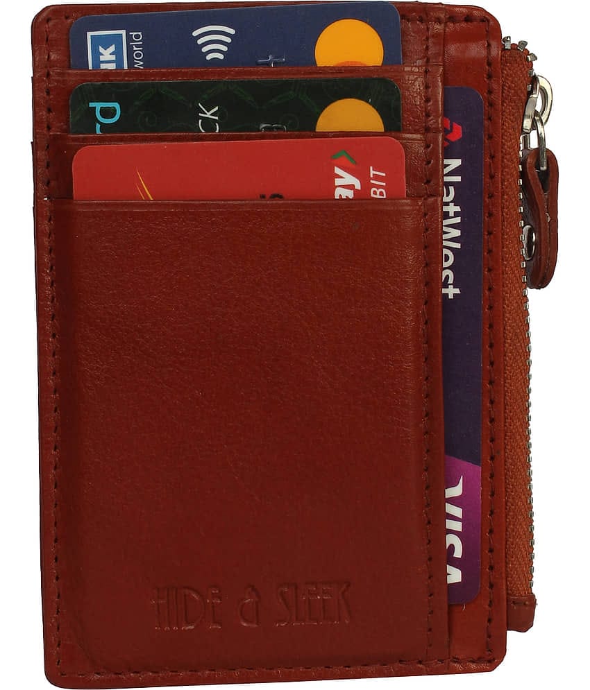 Hide&Sleek - Leather Card Holder ( Pack 1 )