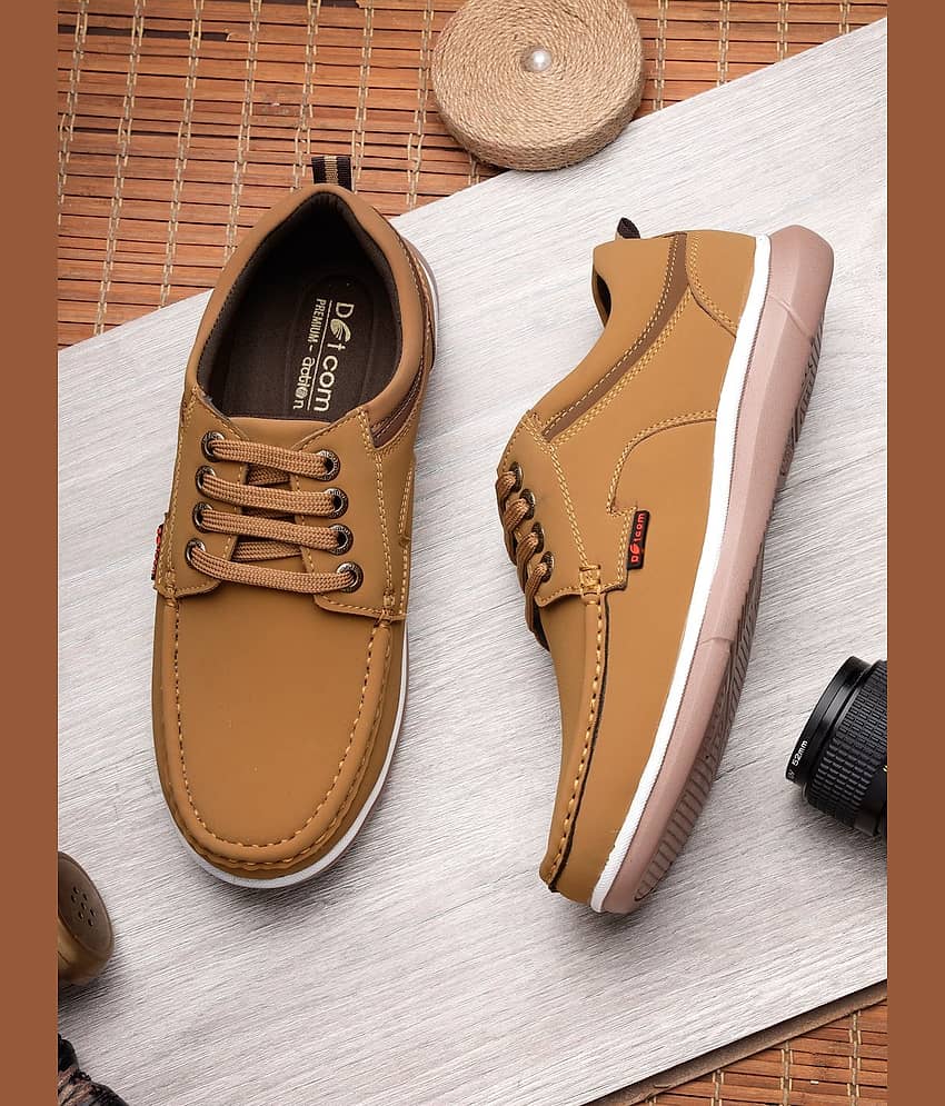 Action CASUAL-22 Tan Men's Formal Shoes