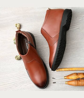 John Karsun - Tan Men's Formal Boots