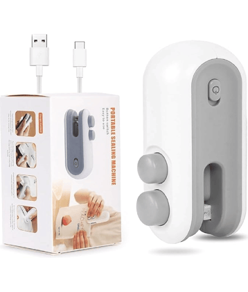 Portable Mini Sealing Machine,1 YEAR Warranty Handheld Packet Sealer for Food, Snacks, Chips, Fresh Storage, Plastic Bags Sealing Machine, (MULTI)